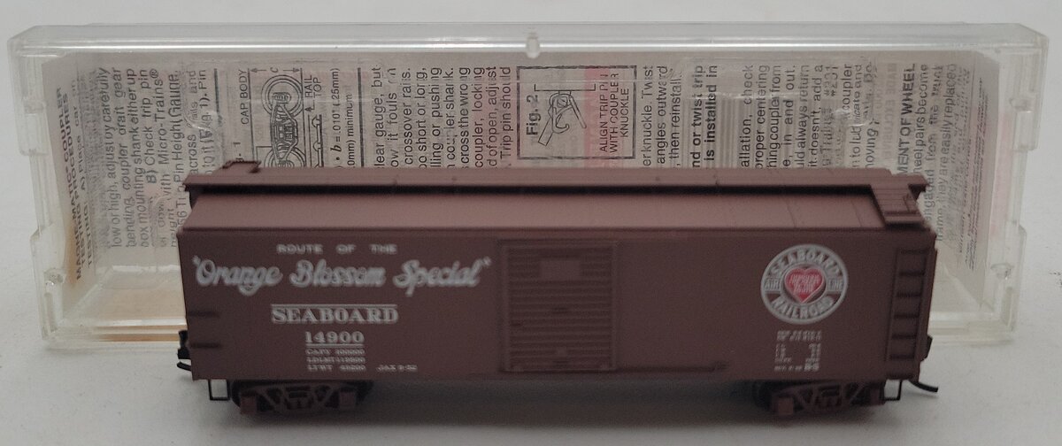Micro-Trains 12000230 N Scale Seaboard Air Line 40' USRA Boxcar #14900 EX/Box