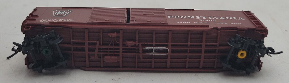 Micro-Trains 07800010 N PRR 50' Double Side Doors & End Door Auto Boxcar #81906 EX/Box