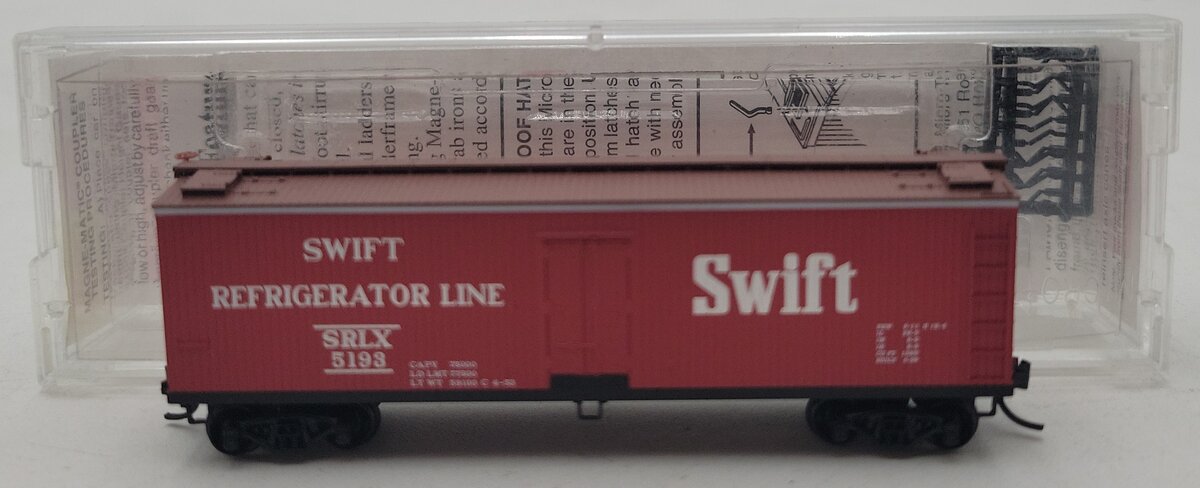 Micro-Trains 04900400 N Swift Refrigerator Line 40' Double Sheathed Reefer #5193 LN/Box