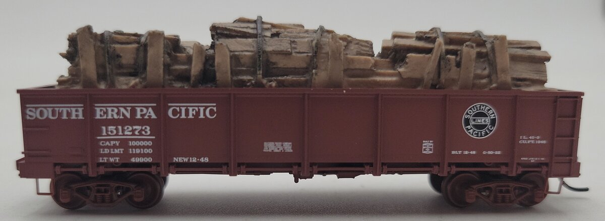 Micro-Trains 08300082 N Southern Pacific 40' Drop Bottom Gondola #151273 EX/Box