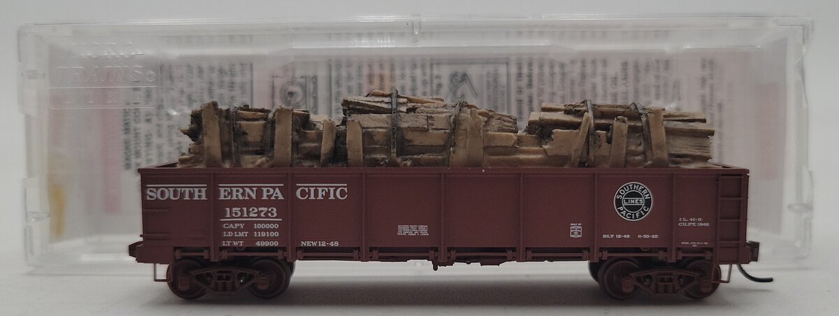 Micro-Trains 08300082 N Southern Pacific 40' Drop Bottom Gondola #151273 EX/Box