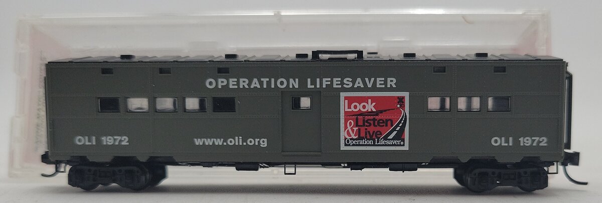 Micro-Trains NSC 05-01 N Scale Operation Lifesaver 50' Troop Kitchen Car #1972 EX/Box