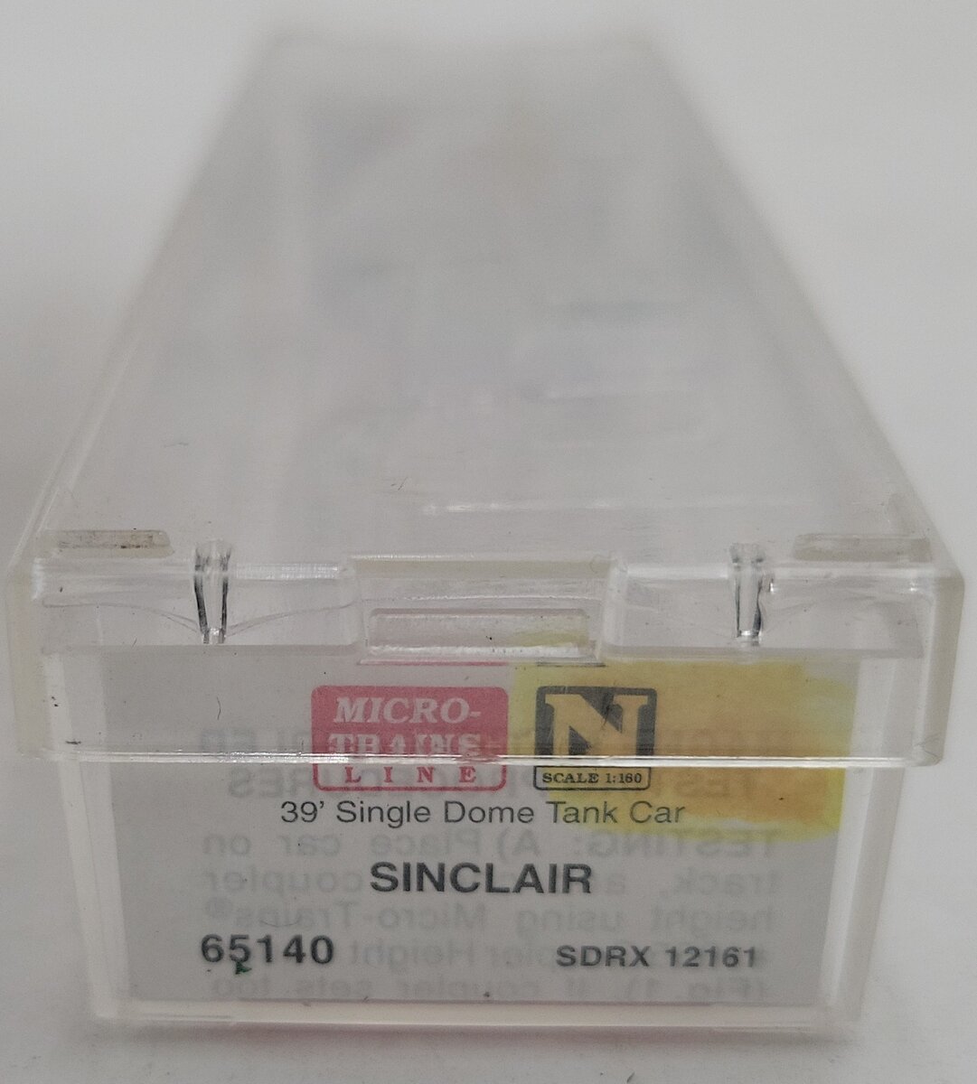 Micro-Trains 06500140 N Sinclair 39' Single Dome Tank Car #12161 LN/Box