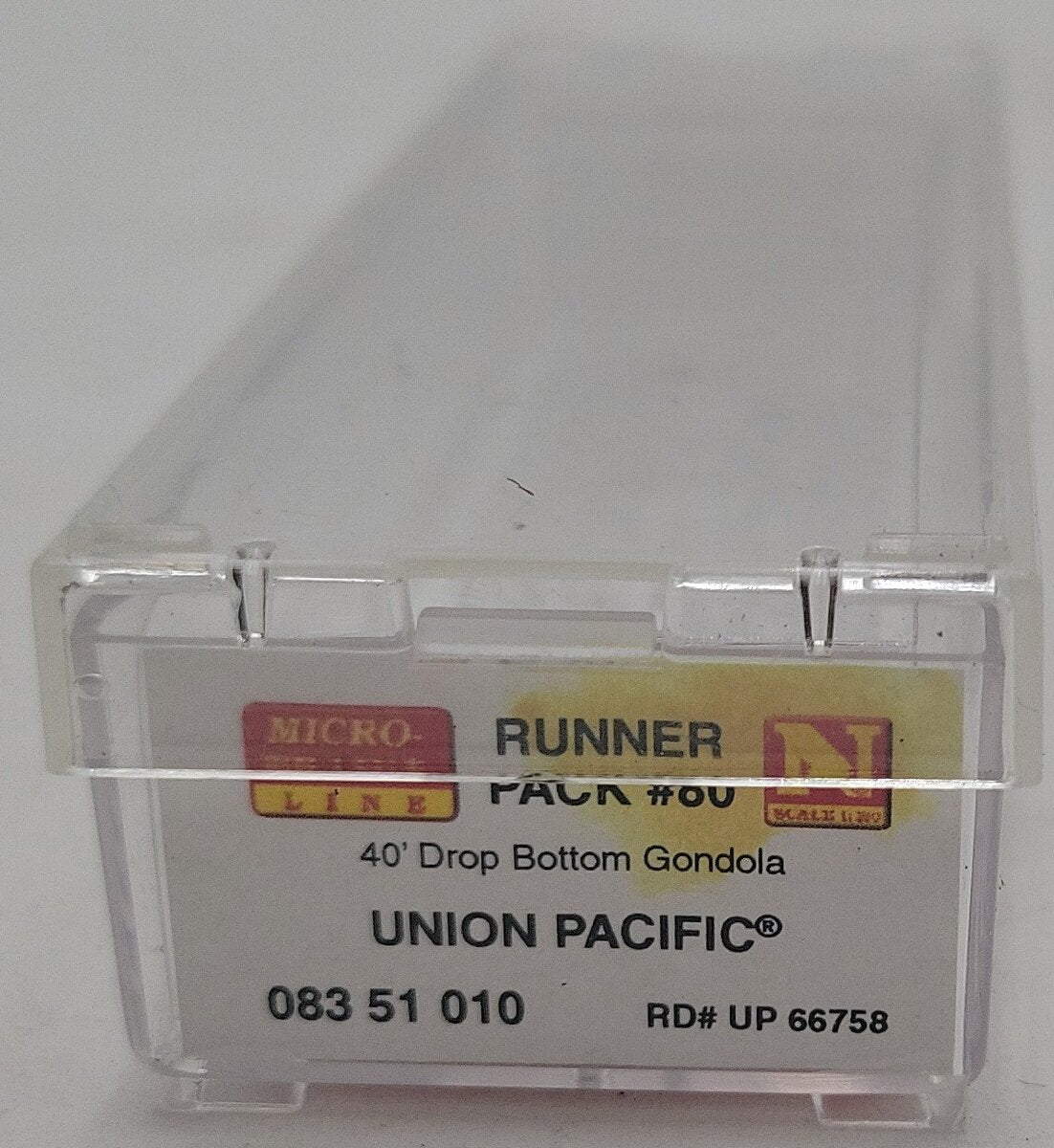 Micro-Trains 08351010 N Union Pacific 40' Drop Bottom Gondola #66758 EX/Box