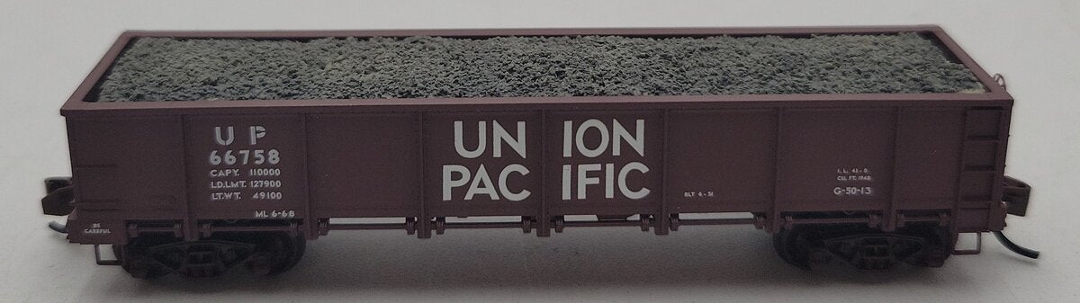 Micro-Trains 08351010 N Union Pacific 40' Drop Bottom Gondola #66758 EX/Box