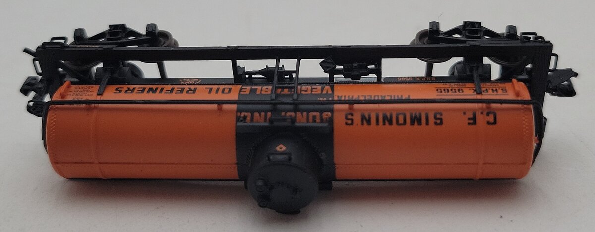 Yesteryear N Scale CF Simonin's & Son Inc. Vegetable Oil Refiners Tank Car #9565 EX/Box