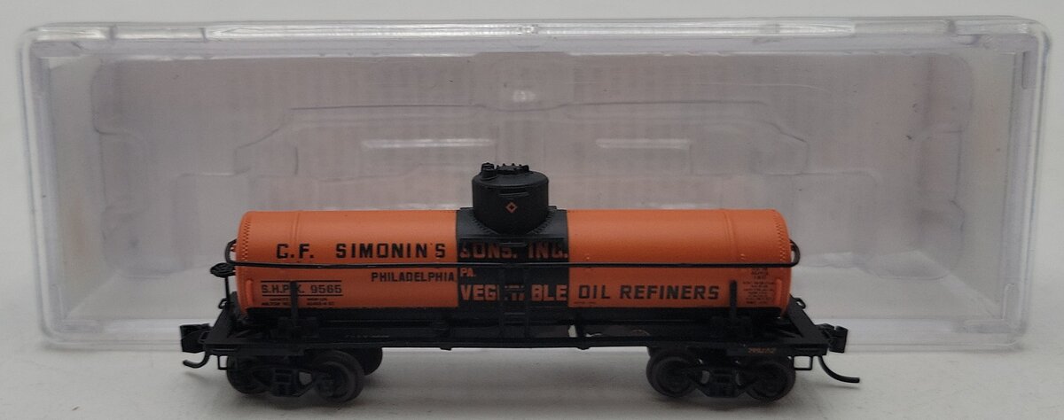 Yesteryear N Scale CF Simonin's & Son Inc. Vegetable Oil Refiners Tank Car #9565 EX/Box