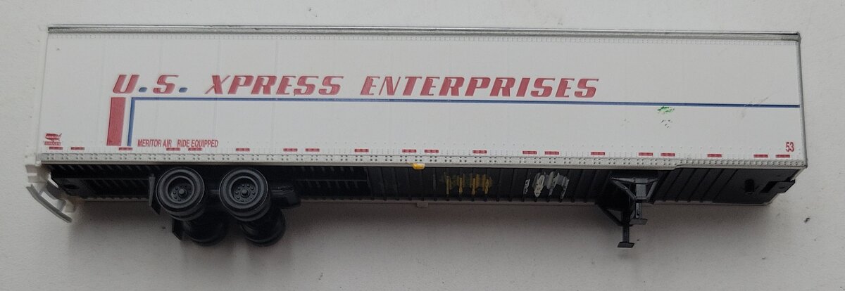 Deluxe Innovations 711811 1:160 N US Xpress Enterprises Duraplate Trailer #2 EX/Box