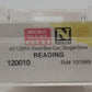 Micro-Trains 12000010 N Scale Reading 40' Murphy Roof Single Door Boxcar #101999 EX/Box