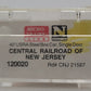 Micro-Trains 12000020 N CNJ 40' Murphy Roof Single Door Boxcar #21567 EX/Box