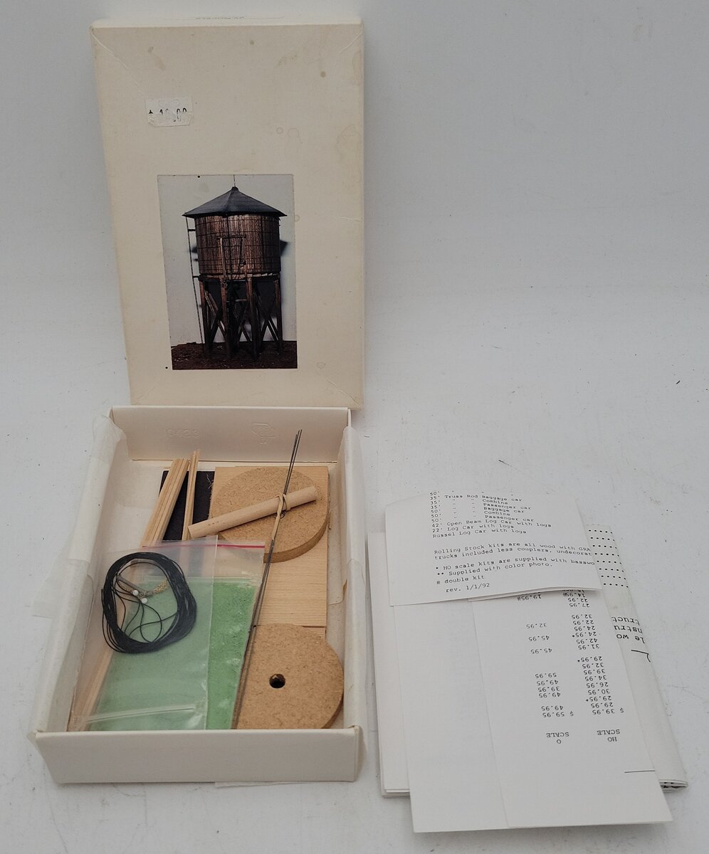 JV Models 1013 N Scale Mainline Water Tower Main Line Kit EX/Box