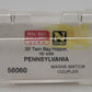 Micro-Trains 05600060 N Pennsylvania 33' Twin Bay Rib Side Hopper #220455 LN/Box