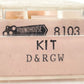 Roundhouse 8103 N Denver & Rio Grande Western Thrall Coal Gondola #56999 LN/Box
