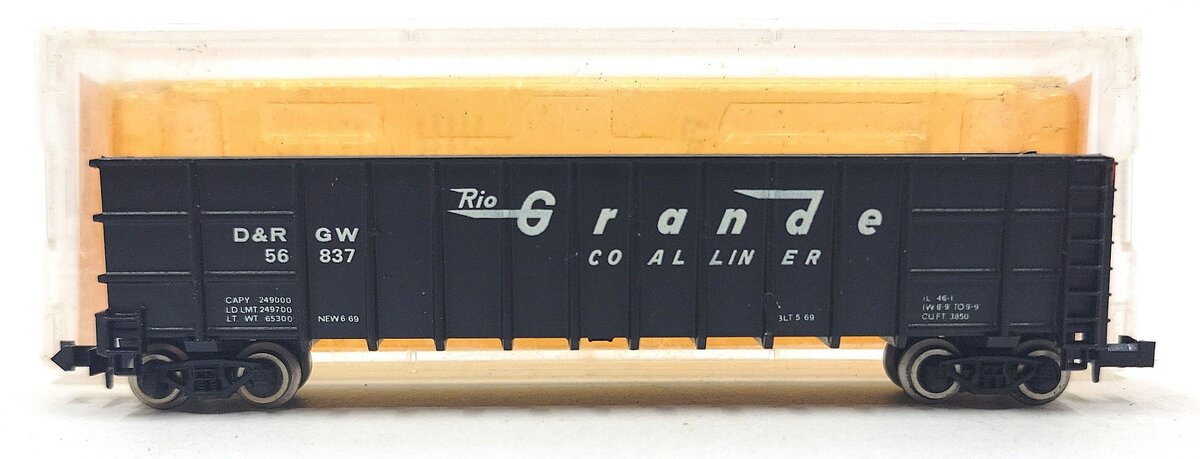 Roundhouse 8103 N Denver & Rio Grande Western Thrall Coal Gondola #56999 LN/Box