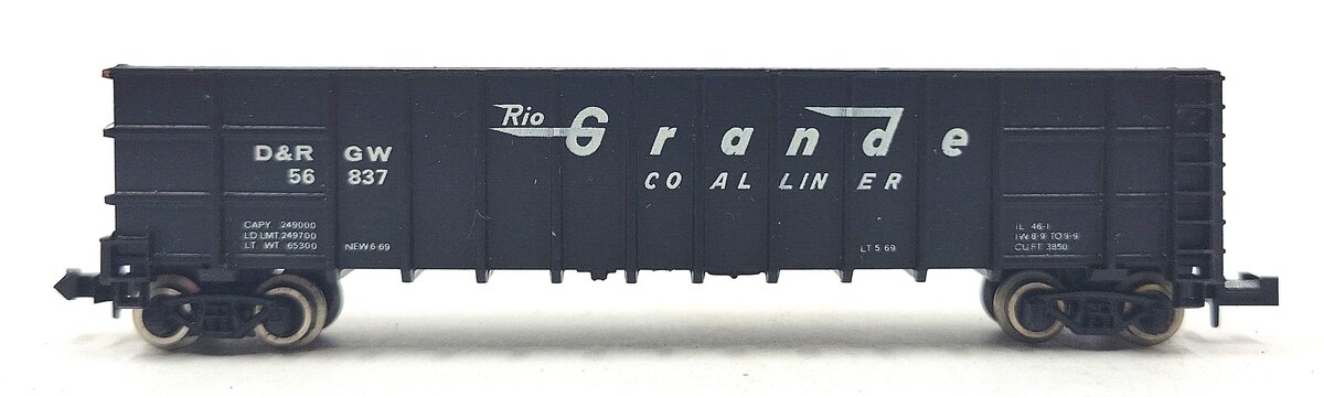 Roundhouse 8103 N Denver & Rio Grande Western Thrall Coal Gondola #56999 LN/Box