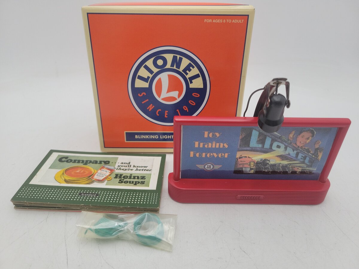 Lionel 6-52269 510 I Love Toy Trains Blinking Billboard EX/Box