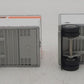 Athearn 91043 HO Yellow Two 28' Wedge Trailers & Dolly (Pack of 2) EX