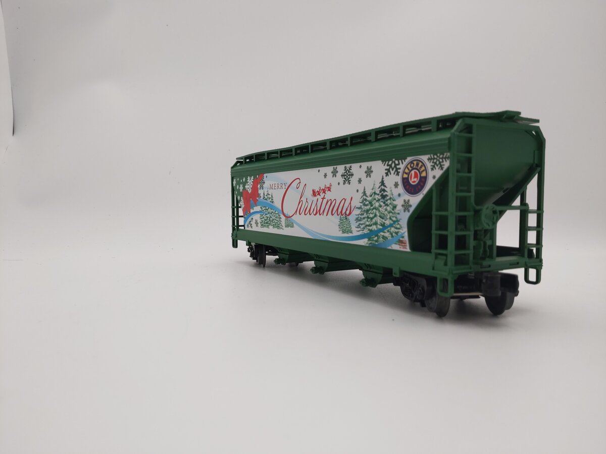 Lionel 318703 O Scale 'Merry Christmas' 3- Bay Hopper #18703 LN/Box
