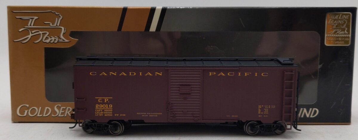 True Line Trains 300100 HO Scale Canadian Pacific Boxcar #29019 LN/Box