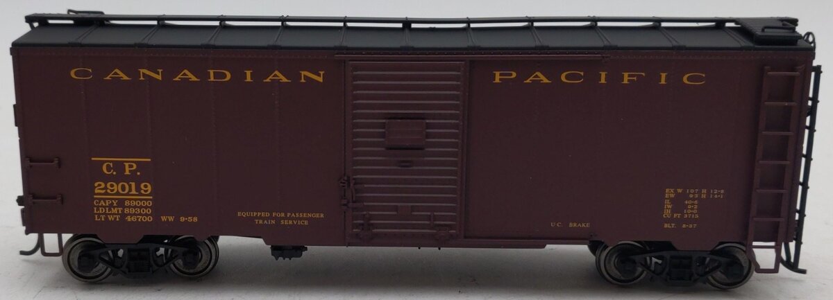 True Line Trains 300100 HO Scale Canadian Pacific Boxcar #29019 LN/Box