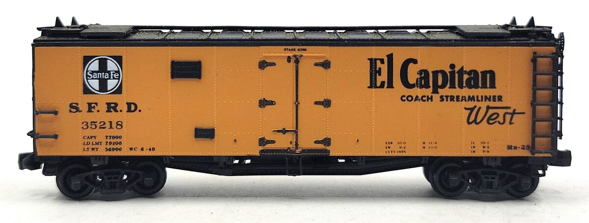 Tex-N-Rails 35218 N Scale S.F.R.D "Santa Fe All The Way" Box Car LN/Box