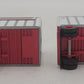 Athearn 91041 HO CF Consolidated Freightways Two 28’ Wedge Trailers & Dolly EX