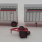 Athearn 91041 HO CF Consolidated Freightways Two 28’ Wedge Trailers & Dolly EX