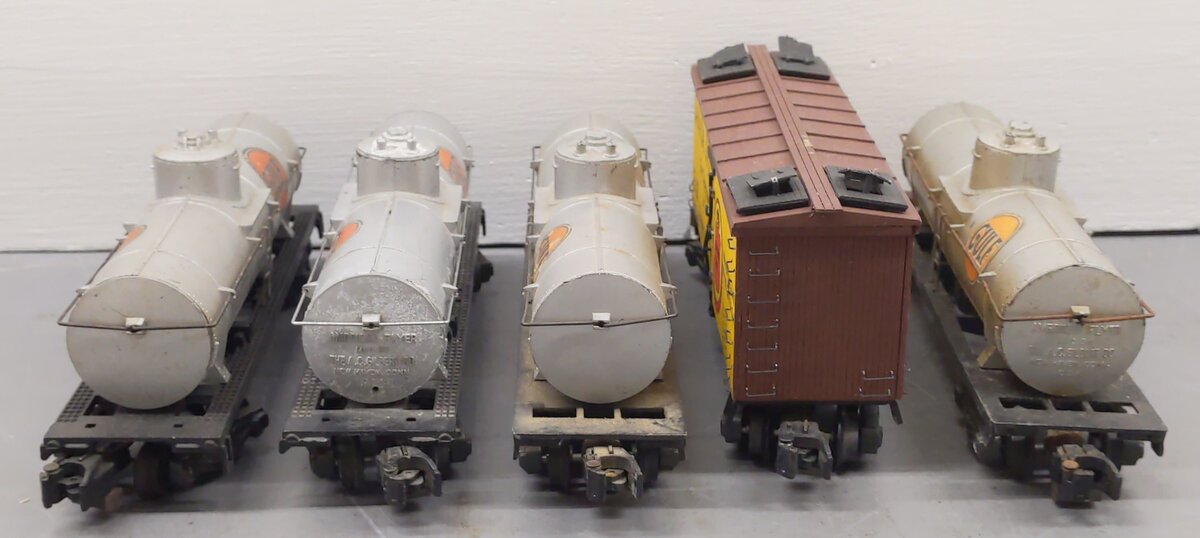 American Flyer S Gauge Custom Freight Cars #5016,9104,5016,5016,5016 [5]