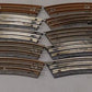 Marx 702 Vintage O Postwar Tinplate O-27 Curved Track with Roadbed (20)