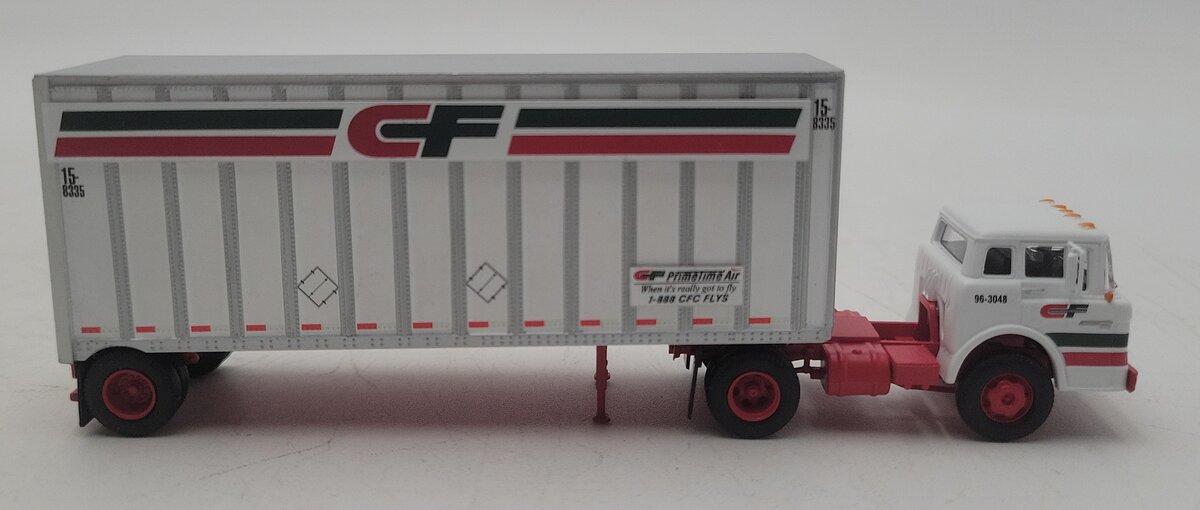 Athearn 91001 HO Scale Consolidated Freightways Ford C w/ 28' Wedge Trailer EX