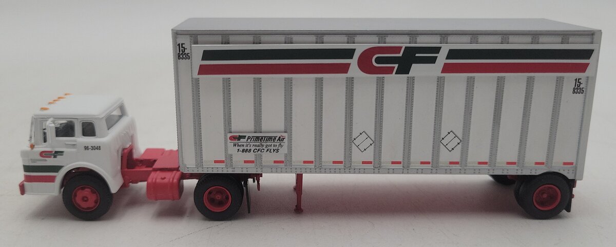 Athearn 91001 HO Scale Consolidated Freightways Ford C w/ 28' Wedge Trailer EX