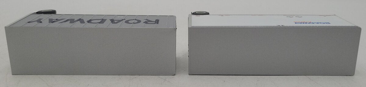 Athearn 91042 HO Roadway Two 28' Wedge Trailers & Dolly (Pack of 2) EX