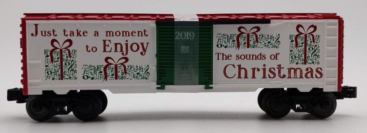 Lionel 1928500 O Gauge Christmas Music Boxcar #19