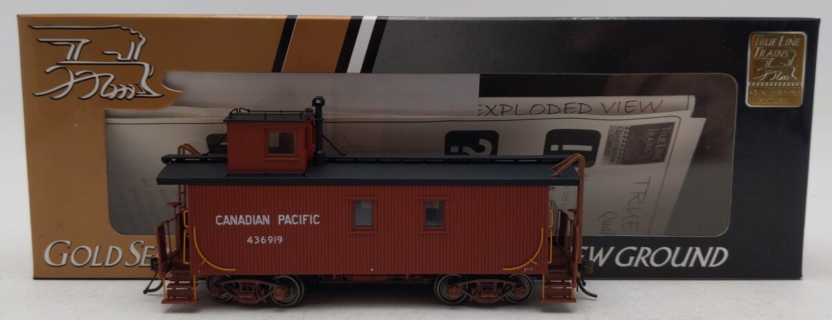 True Line Trains 301119 HO Scale Canadian Pacific Caboose #436919 EX/Box