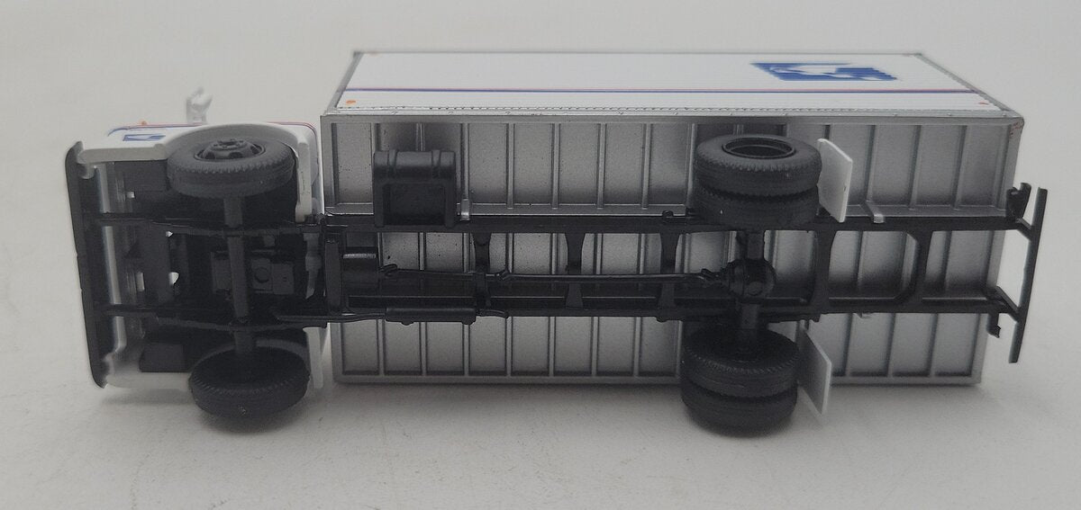 Athearn 93251 HO USPS Ford C-Series With Van Body Ready To Roll LN