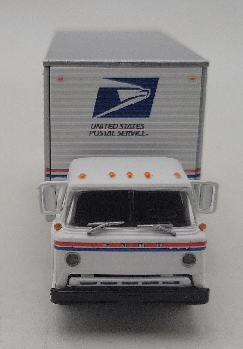 Athearn 93251 HO USPS Ford C-Series With Van Body Ready To Roll LN
