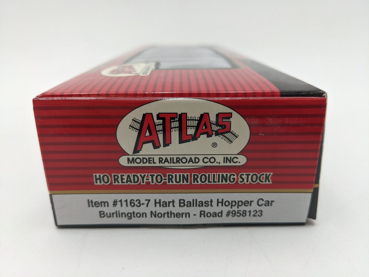 Atlas 1163-7 HO Scale BN Hart Ballast Hopper Car #958123 NIB