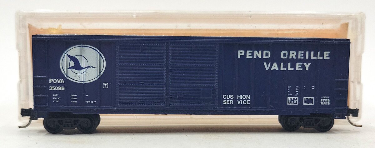Roundhouse 8344 N Scale Pend Oreille Valley Box Car #35098 EX/Box