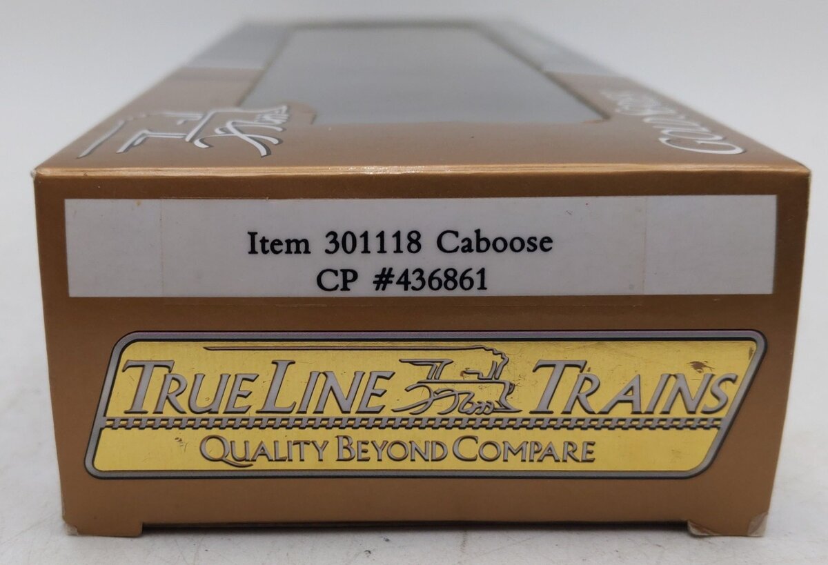 True Line Trains 301118 HO Scale Canadian Pacific Caboose #436861 LN/Box