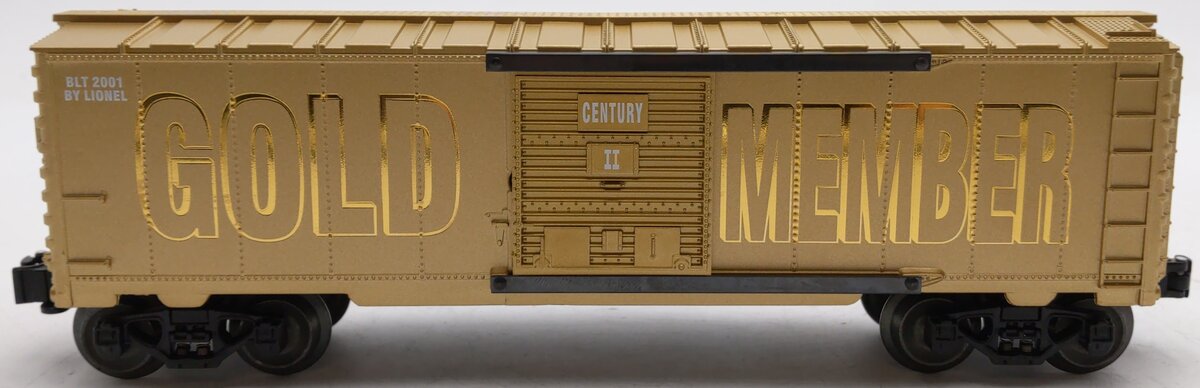 Lionel 6-39218 O Gauge Lionel Century Club II Gold Boxcar LN/Box