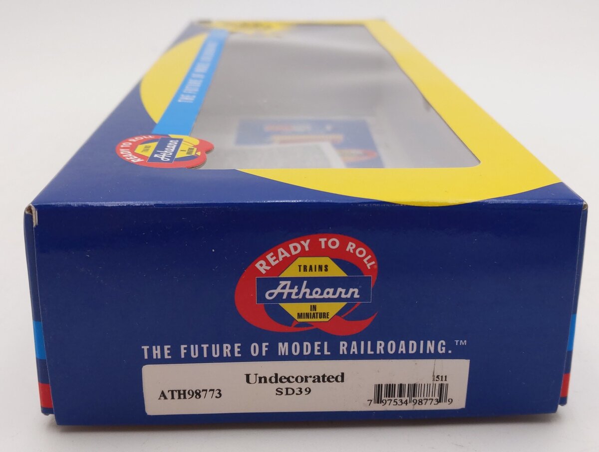 Athearn ATH98773 HO Scale Undecorated SD39 Diesel Locomotive LN/Box