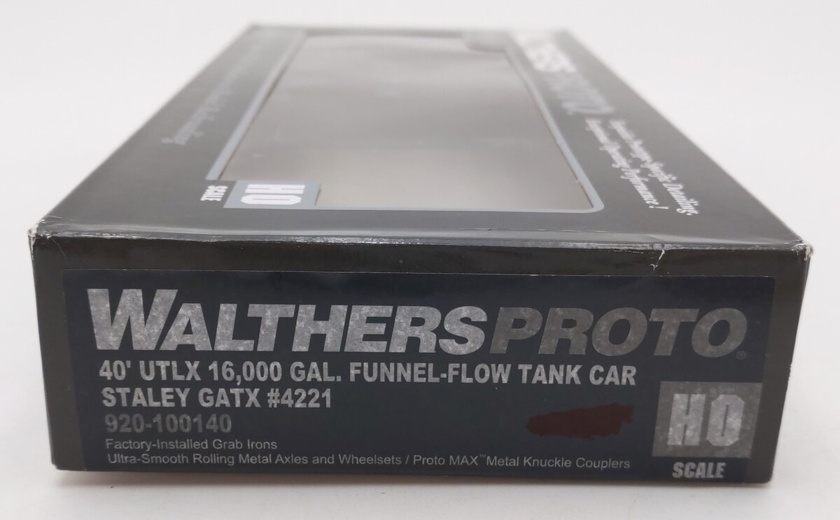 Walthers 920-100140 HO Staley 40' UTLX 16k Gallon Funnel-Flow Tank Car #4221 LN/Box