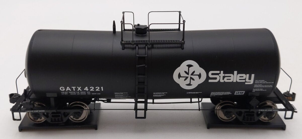 Walthers 920-100140 HO Staley 40' UTLX 16k Gallon Funnel-Flow Tank Car #4221 LN/Box