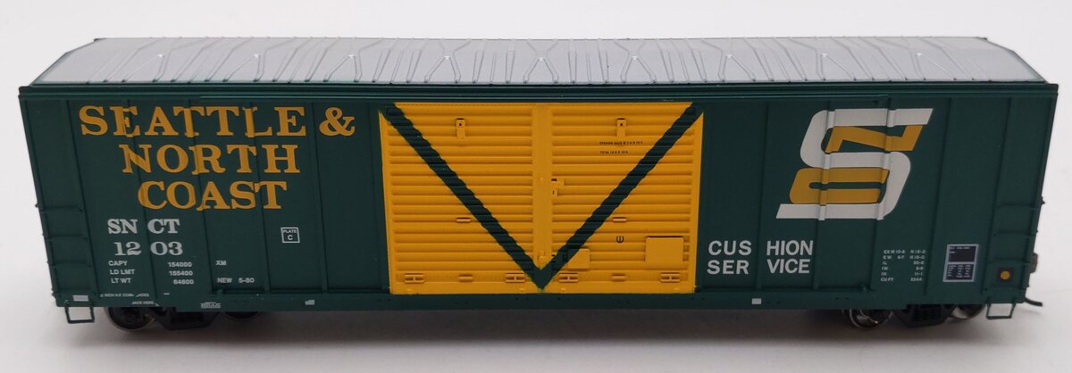 Athearn ATH87383 HO Scale Seattle & North Coast 50' FMC Boxcar #1203 EX/Box