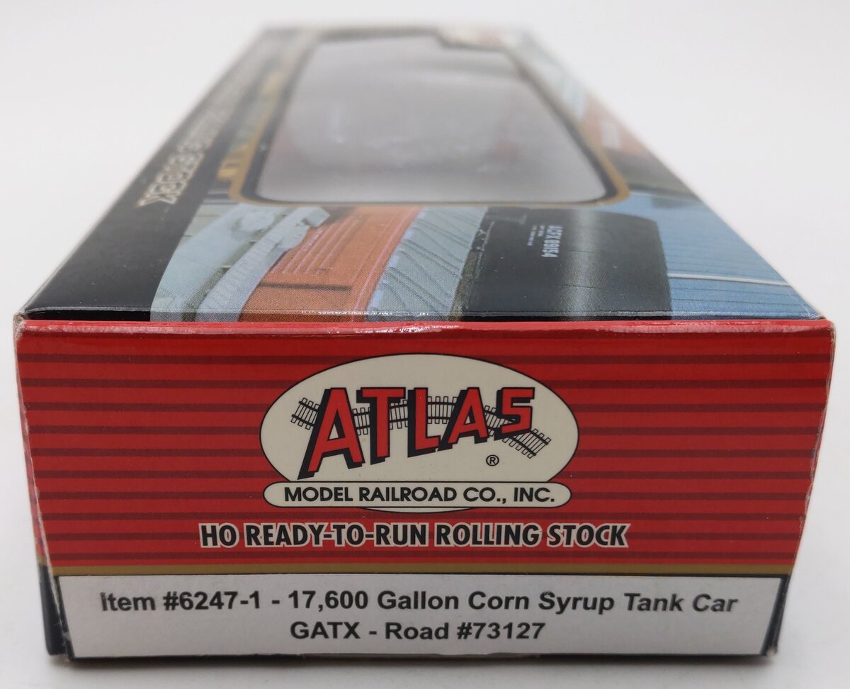 Atlas 6247-1 HO GATX 17,600 Gallon Corn Syrup Tank Car #73127 LN/Box