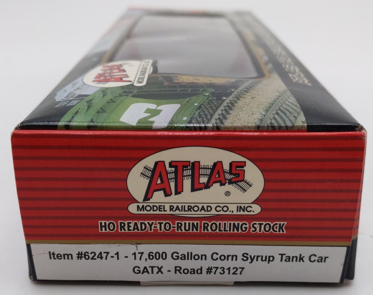Atlas 6247-1 HO GATX 17,600 Gallon Corn Syrup Tank Car #73127 LN/Box