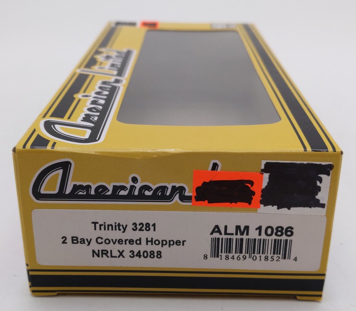 American Limited Models 1086 HO NRLX Ciment Québec 2-Bay Covered Hopper #34088 LN/Box