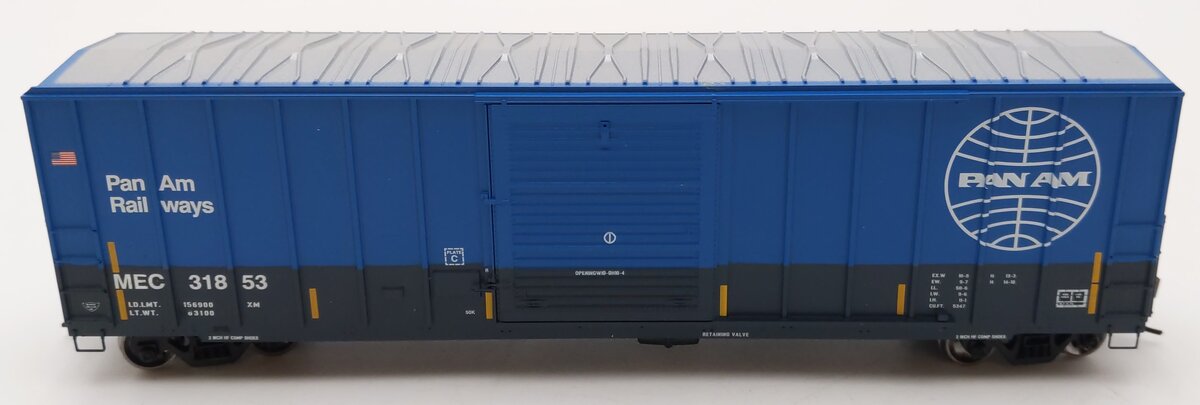 Athearn 92543 HO Scale Pan-Am 50' FMC Boxcar #31853 LN/Box