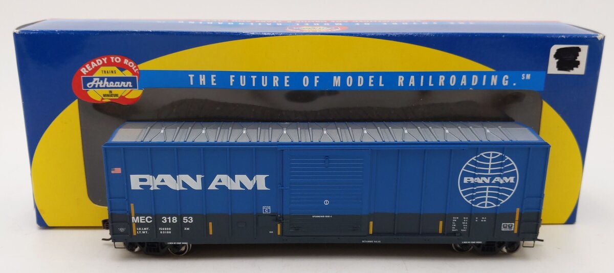 Athearn 92543 HO Scale Pan-Am 50' FMC Boxcar #31853 LN/Box