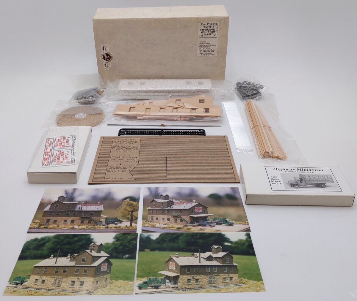 Tom's Railroad Corner 10 HO Scale Wardell Stubblefield Well & Pump Supply Kit NIB